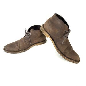 UGG Chestnut Leighton Suede Chukka Desert Lace Up Boots US 11